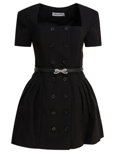 SELF-PORTRAIT SELF-PORTRAIT SHORT FLARED DRESS