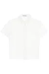 SELF-PORTRAIT SELF PORTRAIT SHORT-SLEEVED SANGALLO LACE SHIRT