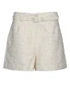 Self-portrait Lurex Boucle Shorts