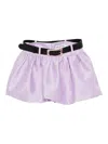 Self-portrait Shorts In Purple