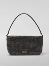 Self-portrait Small Diamante Shoulder Bag In Black