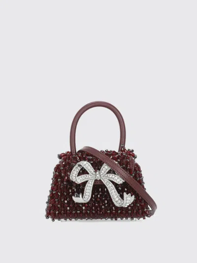 Self-portrait Shoulder Bag  Woman Color Burgundy