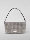 Self-portrait Small Diamante Shoulder Bag In Silver