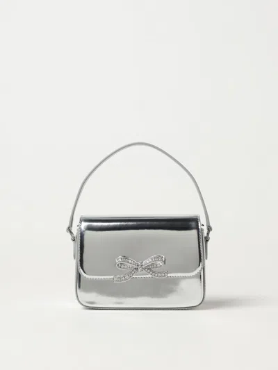 Self-portrait Shoulder Bag  Woman Color Silver In Silver