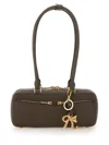 Self-portrait Self Portrait Shoulder Bag With Charm In Brown