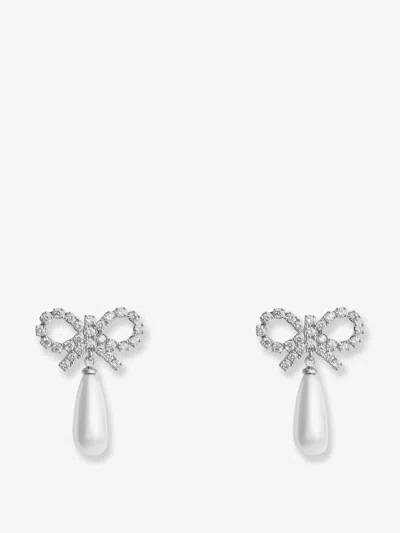 Self-portrait Silver Brass Earrings