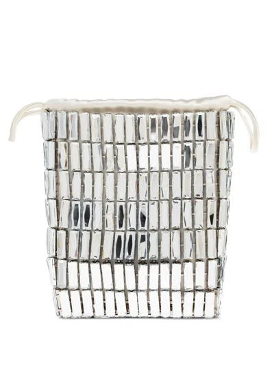 Self-portrait Silver Crystal Mini Bag Bags
