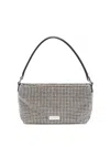 Self-portrait Small Diamante Shoulder Bag In Metallic