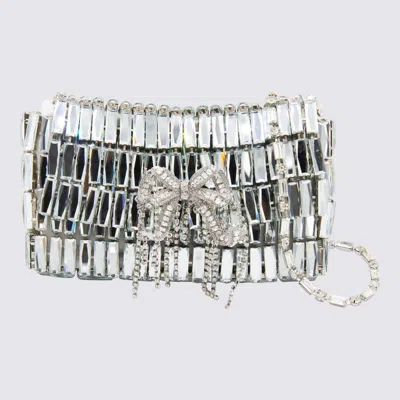 SELF-PORTRAIT SILVER GLASS BAG