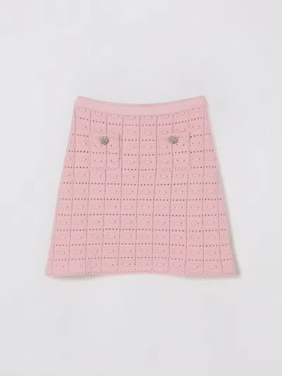 Self-portrait Skirt  Kids Color Pink