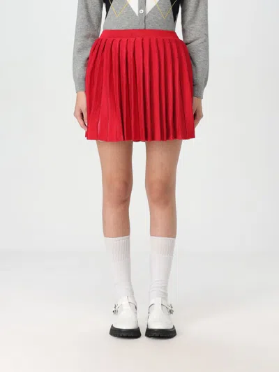 SELF-PORTRAIT SKIRT SELF-PORTRAIT WOMAN COLOR RED,F94406014