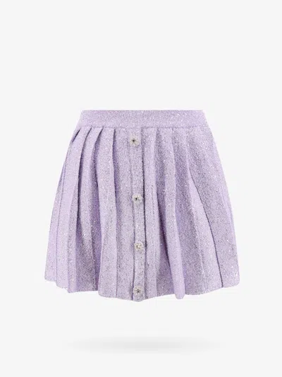 Self-portrait Skirt With All-over Sequins