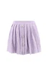 Self-portrait Skirt With All-over Sequins