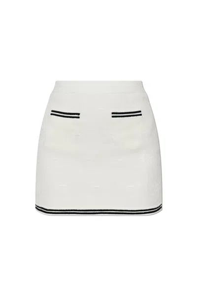 Self-portrait Self Portrait Skirt With Pockets In White