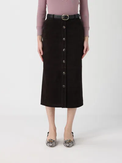 Self-portrait Skirt Woman  In Brown