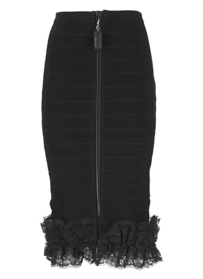 Self-portrait Skirts In Black