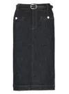 Self-portrait Indigo Skirt