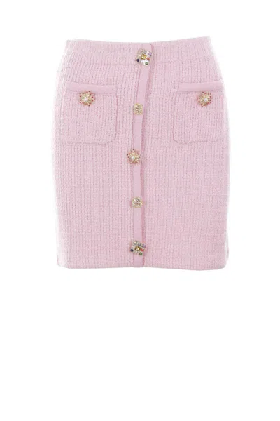 Self-portrait Skirts In Pink