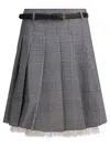 Self-portrait Skirts Grey In Gray