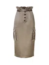 Self-portrait Self Portrait Skirts In Beige