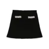 Self-portrait Self Portrait Skirt With Shimmering Crystals In Black