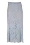 Self-portrait Lace Midi Dress In Blue
