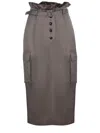Self-portrait Self Portrait Skirts In Grey