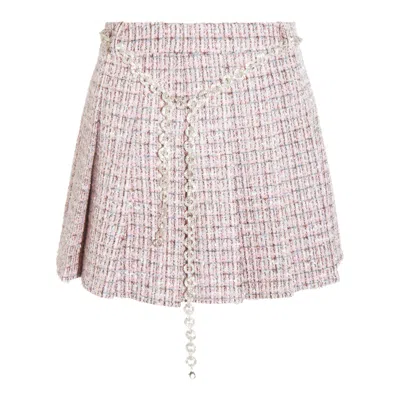 SELF-PORTRAIT SKIRTS LIGHT AND NATURAL