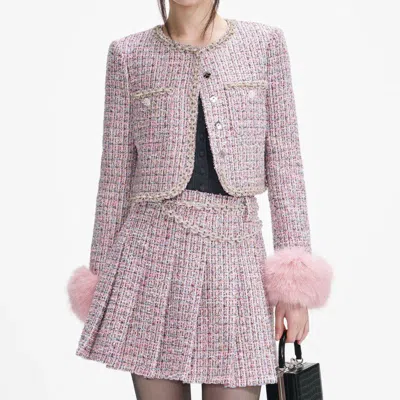 Self-portrait Skirts In Pink
