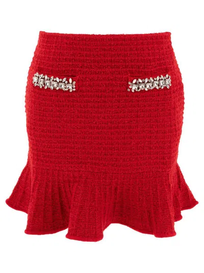 Self-portrait Skirts In Red