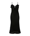 Self-portrait Self Portrait Womens Black Sleeveless Cut-out Knitted Mini Dress In Black
