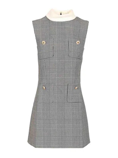 Self-portrait Sleeveless Mini Dress In Pattern