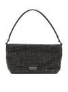 Self-portrait Small Diamante Shoulder Bag In Black