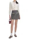 Self-portrait Embellished Trim Cardigan