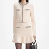 Self-portrait Soft Knit Cardigan In Cream In Neutral