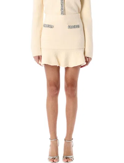 Self-portrait Soft Knit Mini Skirt