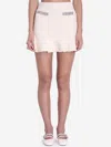 Self-portrait Crystal-embellished Mini Skirt In Ivory
