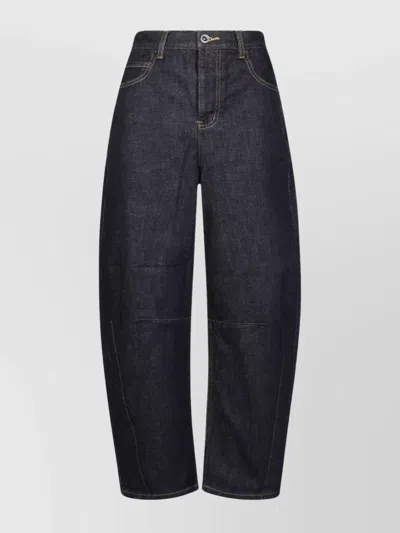 Self-portrait Stitched Contrast Jeans Pockets