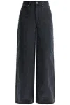 Self-portrait Self Portrait Straight Jeans With Bows In Black