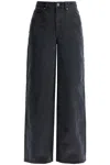 Self-portrait Self Portrait Straight Jeans With Bows In Grey