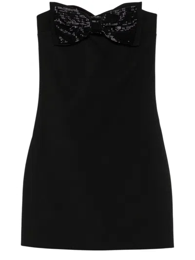 Self-portrait Strapless Black Mini Dress