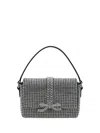 Self-portrait Micro Chainmail Crystal Top Handle Bag In Non Definito