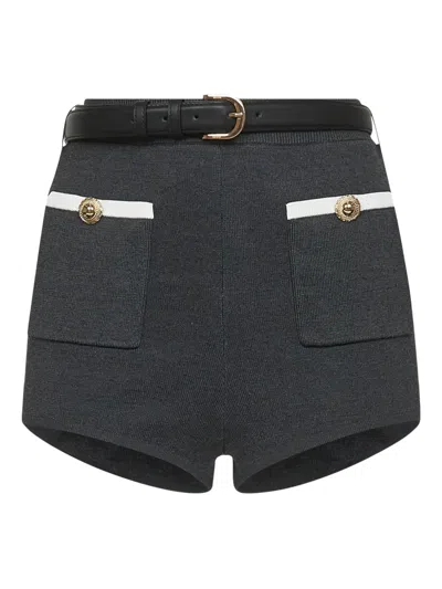 SELF-PORTRAIT STRETCH-DESIGN SHORTS