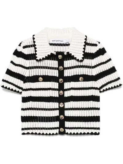 SELF-PORTRAIT STRIPED TOP