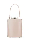 Self-portrait Structured Bag With Decorative Bow In White