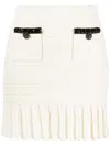Self-portrait Structured Knit Mini Skirt