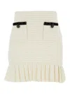 Self-portrait Structured Knit Mini Skirt