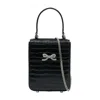 Self-portrait Mini Bow-embellishment Shouolder Bag In Black