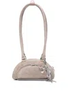 Self-portrait Self Portrait Suede Mini Shoulder Bag