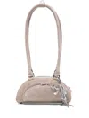Self-portrait Self Portrait Suede Mini Shoulder Bag